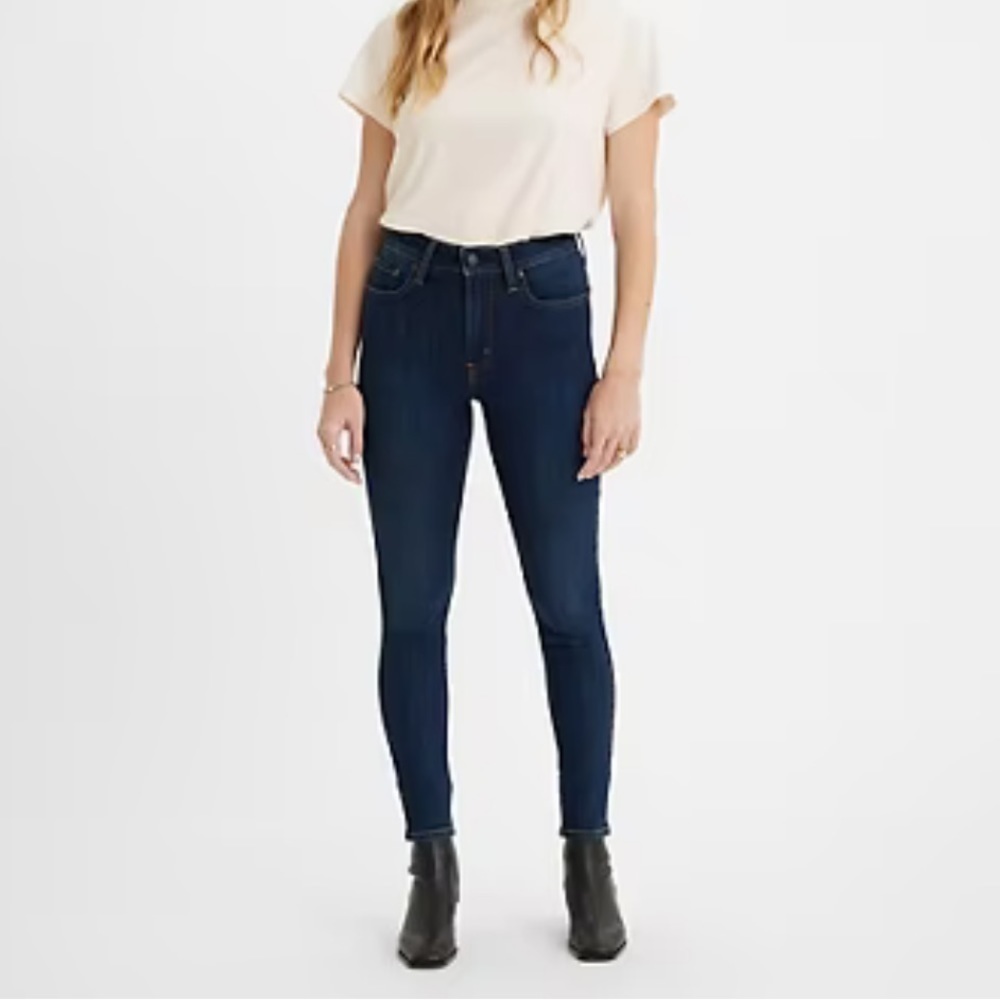 Women's Dark Blue Skinny Jeans